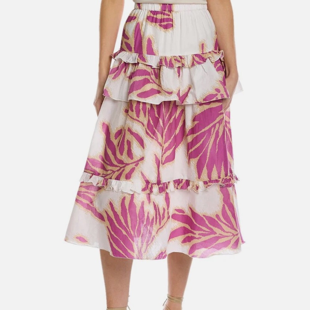 Tanya‎ Taylor Polina Top and Hazelle Skirt Matching Set Tropical Print X-Small - Picture 4 of 10